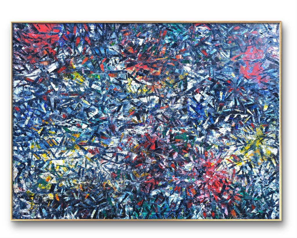 Matricis 2024 oil on canvas by Florent Espana