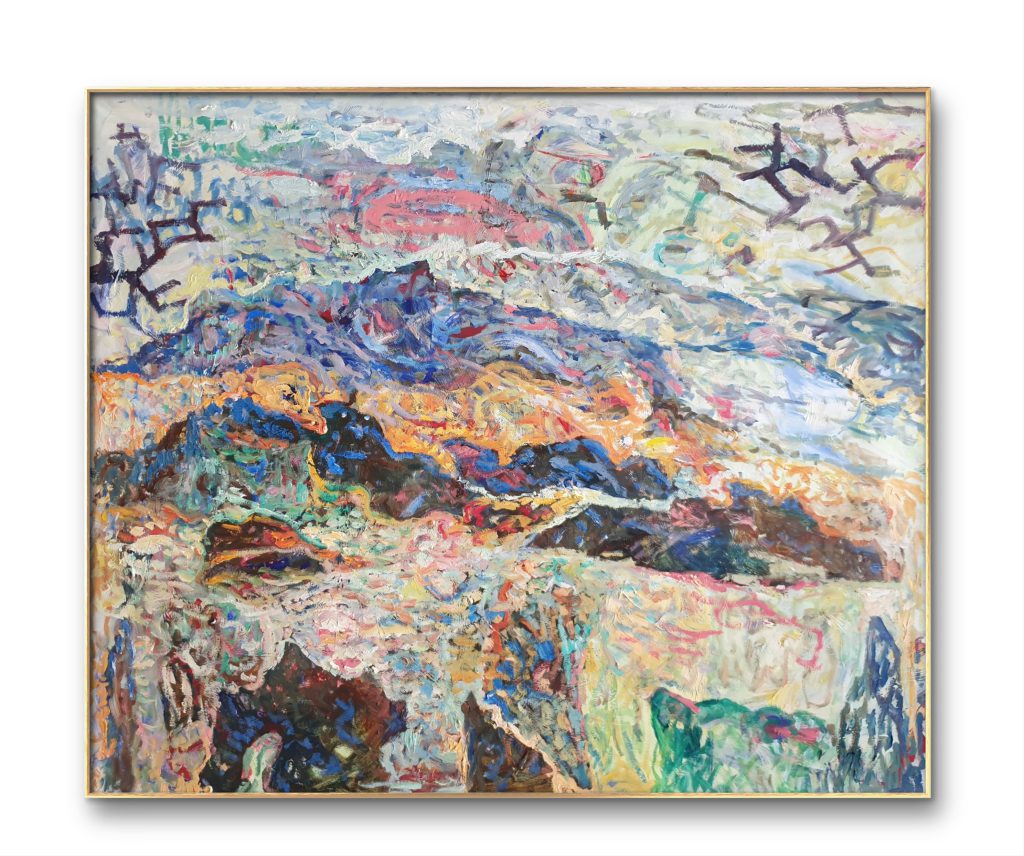 Balade on the french riviera 2024 2 Oil on canvas by Florent Espana Dialogues
