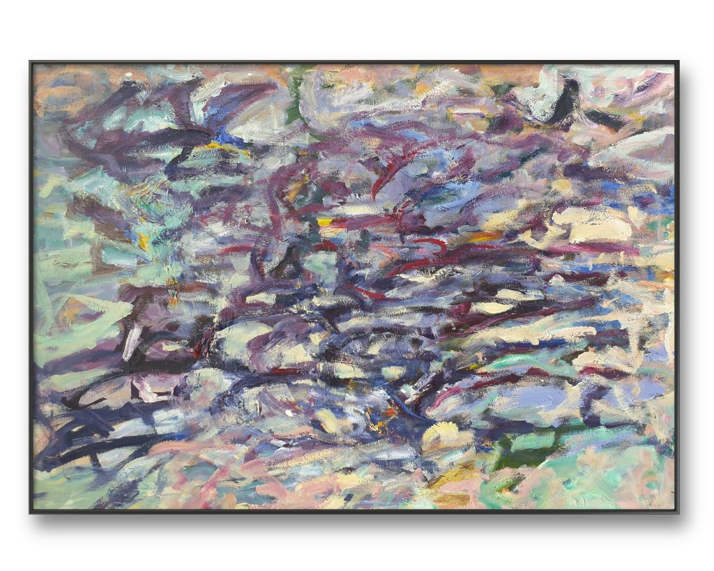Strong wind in the trees Mixed media on canvas by Florent Espana