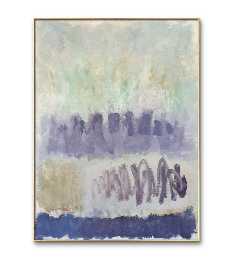 Dialogue avec Joan Mitchell 2024 Mixed media on canvas