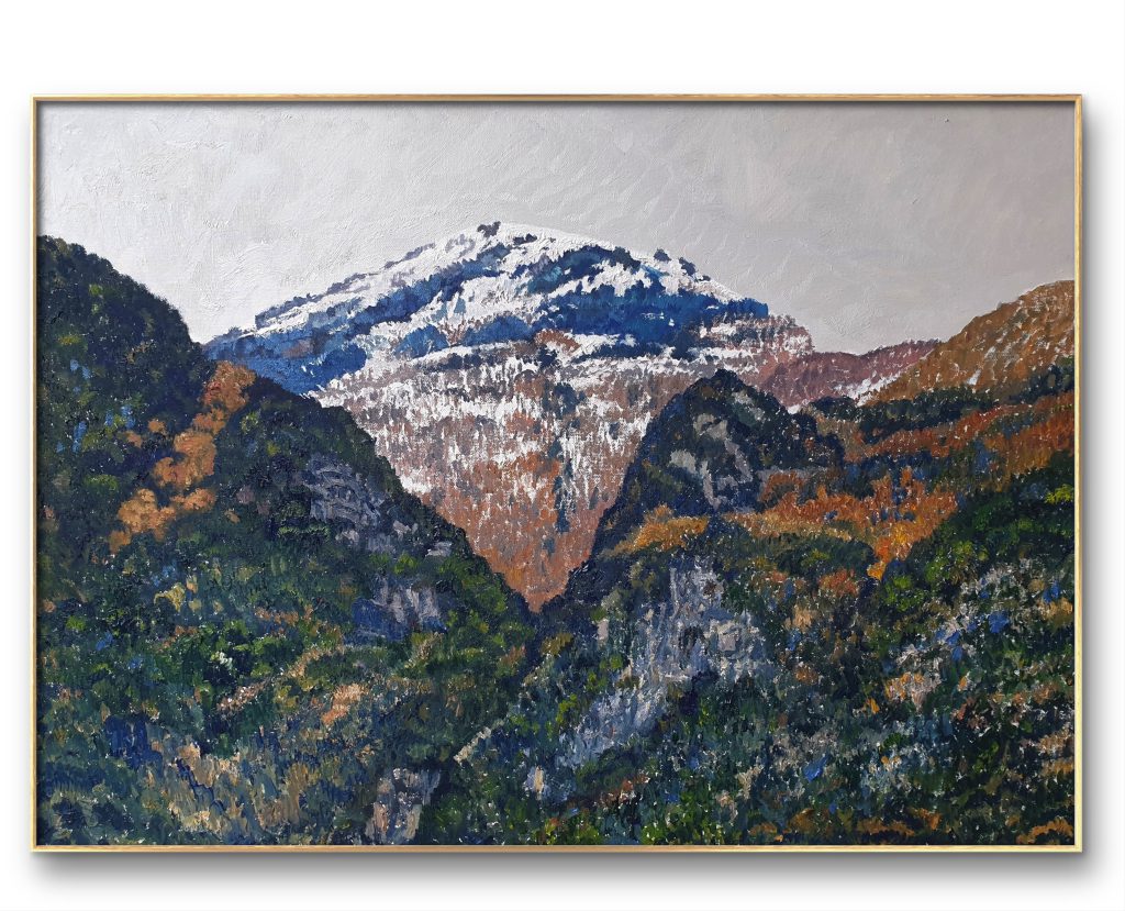 L'Arpette 2023 Breil-sur-Roya (France) oil on canvas by Florent Espana