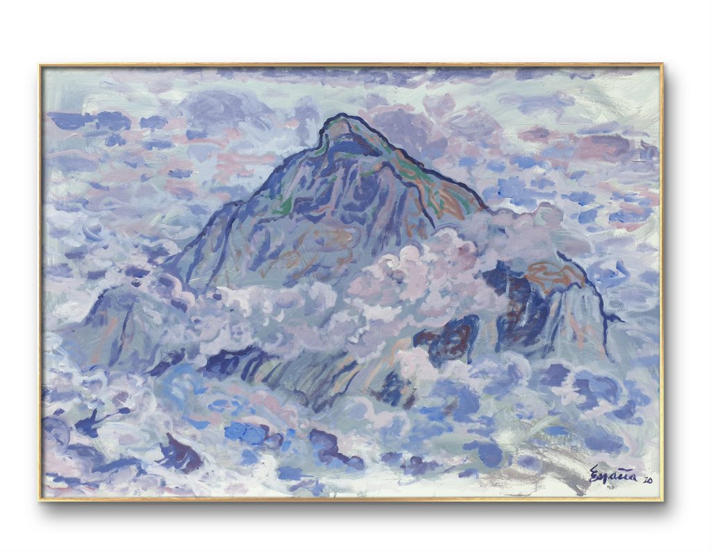 Le Bergiorin
2021 (Tende)
Mixed media on canvas by Florent Espana