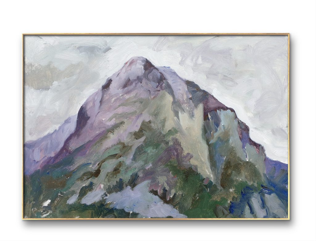 Le Bergiorin 2021 (Tende) Mixed media on canvas by Florent Espana