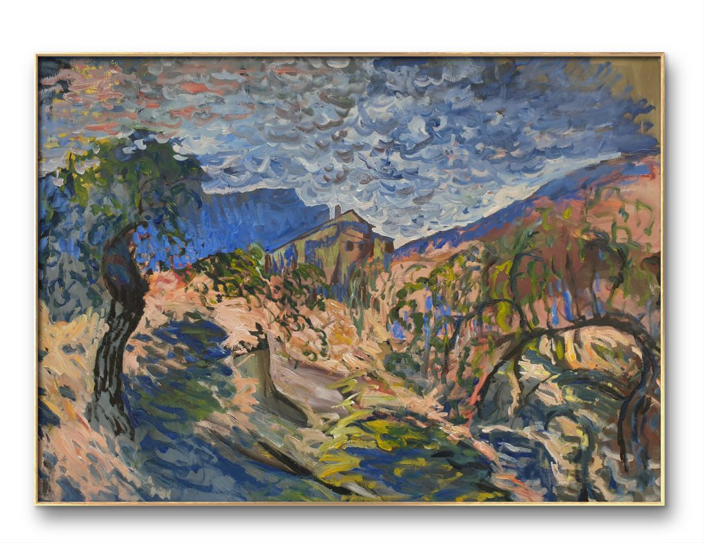 Notre Dame du Mont Breil - sur - Roya 2023 Oil on canvas by Florent Espana / Landscapes