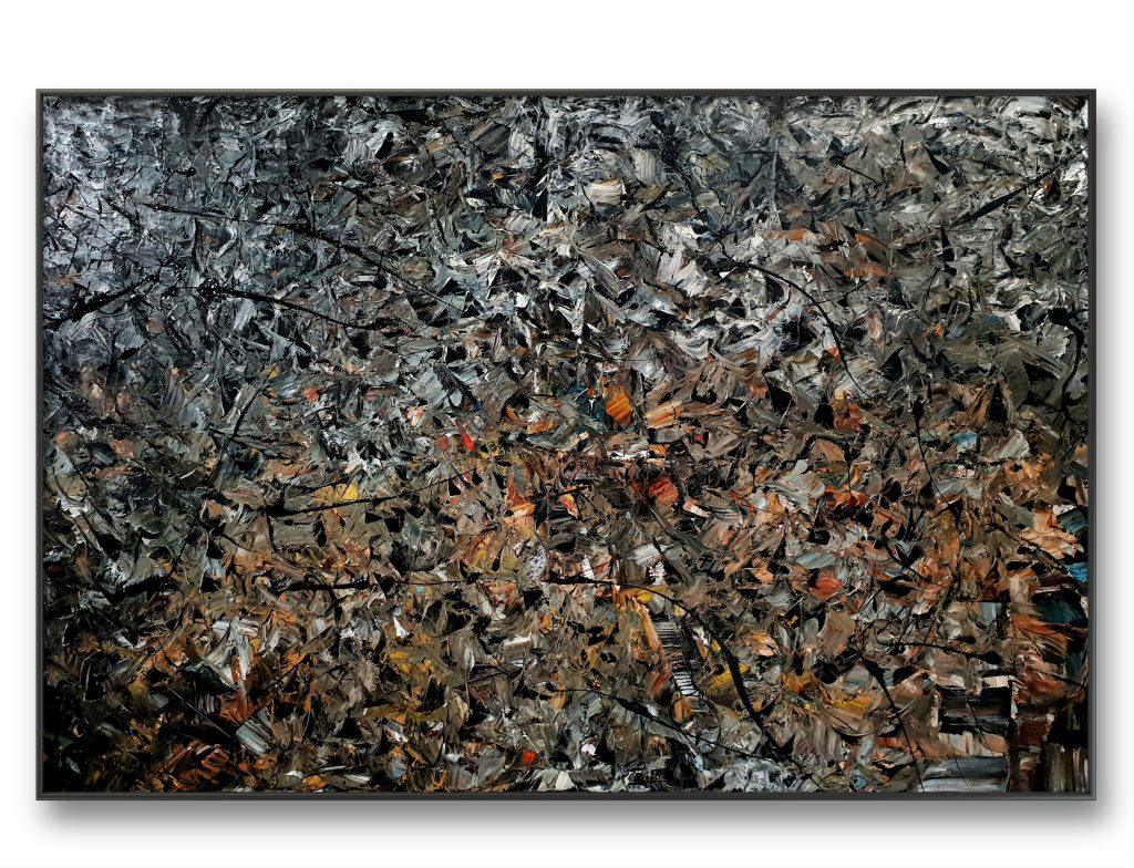 Favela masterpiece 2015 Oil on canvas / 90 cm x 120 cm by Florent Espana